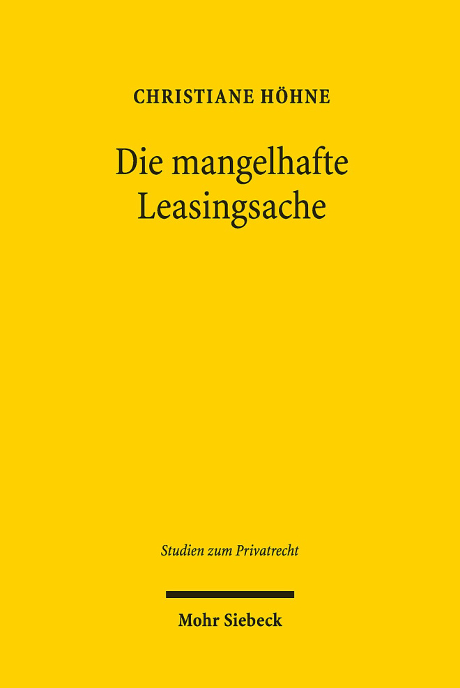 Die mangelhafte Leasingsache German Edition Christiane Hohne Kitap Kapağı
