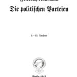 Die politischen Parteien German Edition Friedrich Naumann Kitap Kapağı
