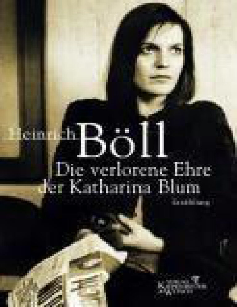 Die verlorene Ehre der Katharina Blum Heinrich Boll Kitap Kapağı