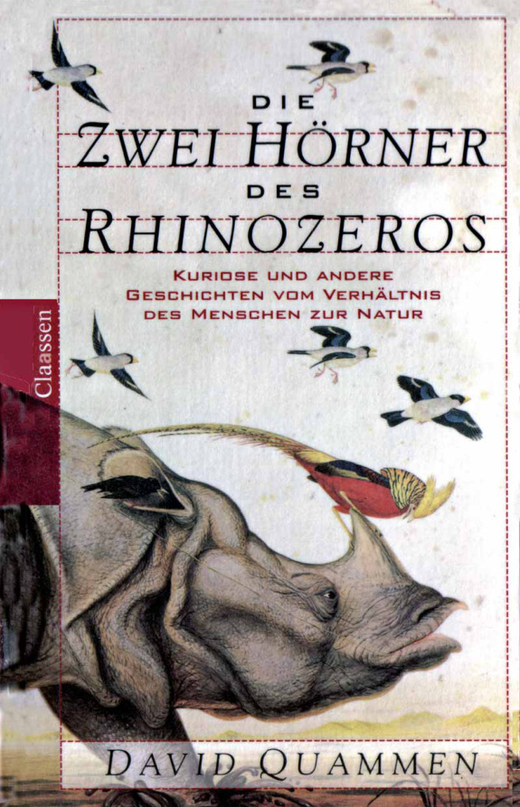 Die zwei Horner des Rhinozeros German Edition Quammen David Kitap Kapağı