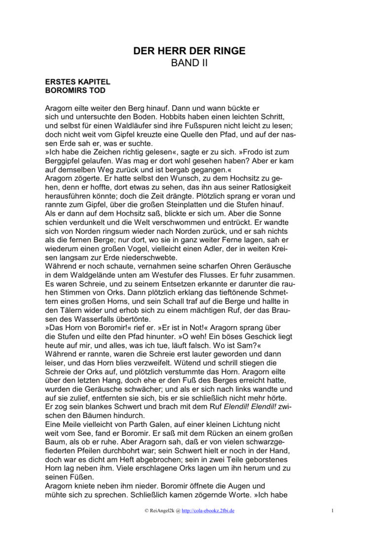 Die zwei Turme In der uberarbeiteten Ubersetzung von Wolfgang Krege German Edition J R R Tolkien Kitap Kapağı