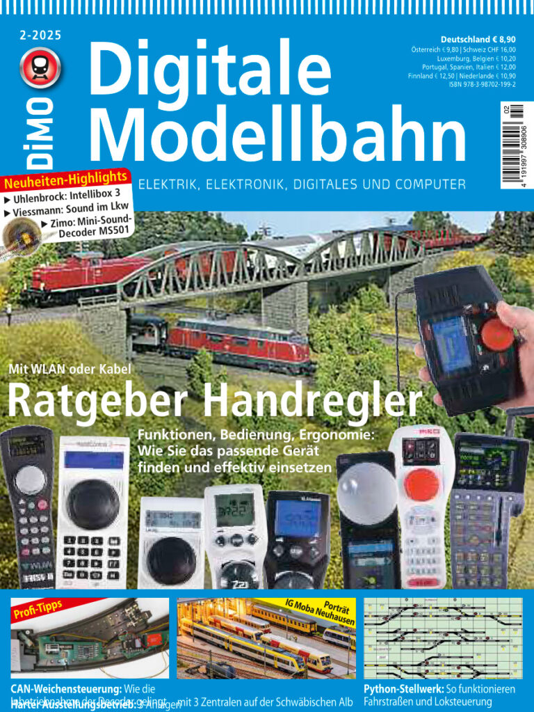 Digitale Modellbahn No2 2025 GER Digitale Modellbahn Kitap Kapağı