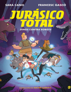 Dinos contra robots Spanish Edition Sara Cano Fernandez Kitap Kapağı