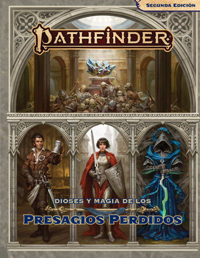 Dioses y magia de los Presagios Perdidos Spanish Edition Paizo Staff Kitap Kapağı