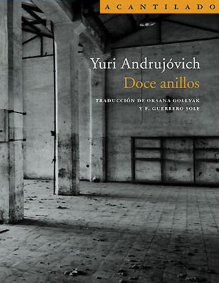 Doce anillos Yuri Andrujovich Kitap Kapağı