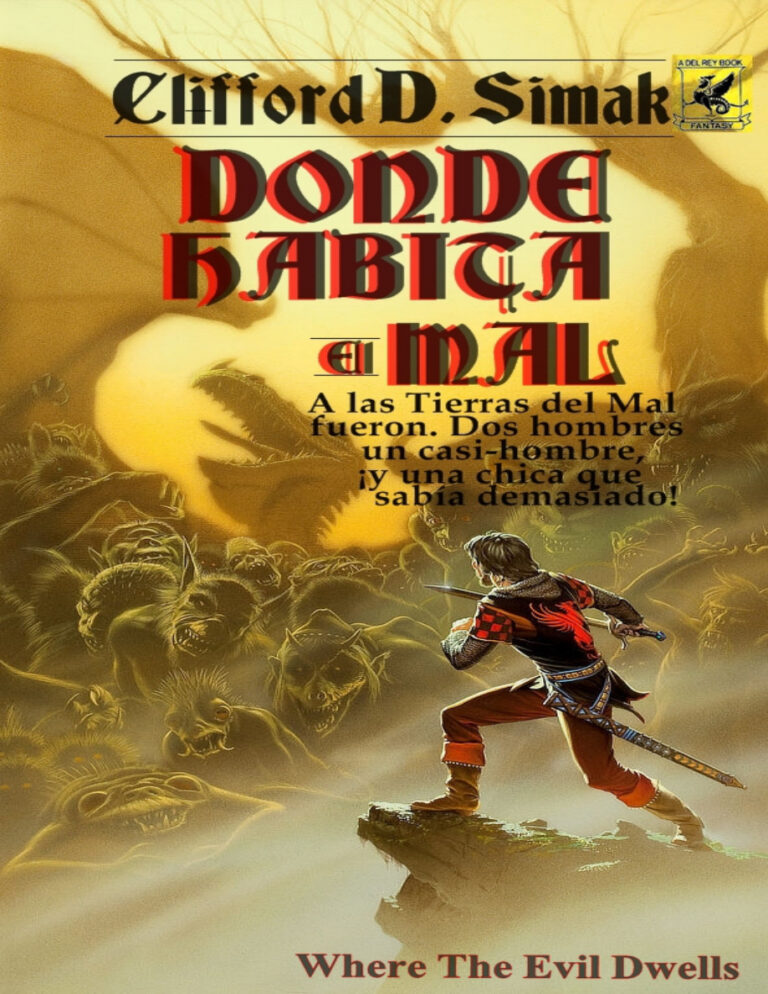 Donde Habita el Mal Where the Evil Dwells 1982 Spanish Edition Clifford D Simak Kitap Kapağı