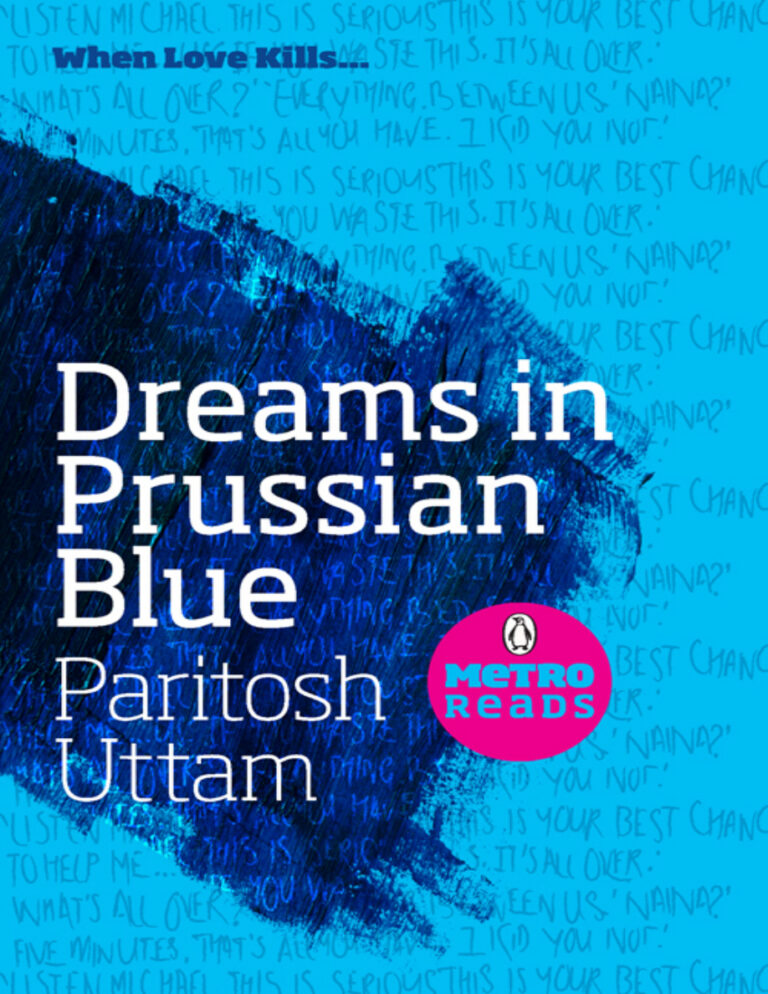 Dreams in Prussian Blue Paritosh Uttam Kitap Kapağı