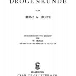 Drogenkunde German Edition Heinz August Hoppe Kitap Kapağı
