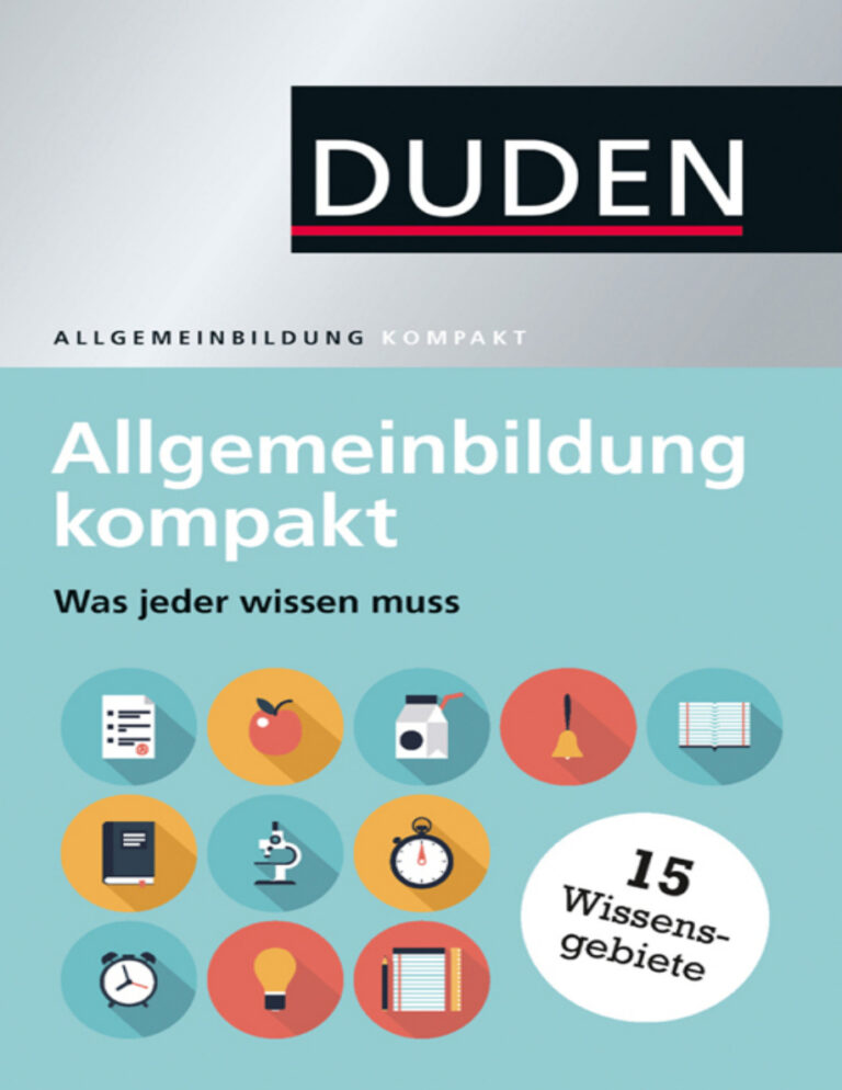 Duden Allgemeinbildung kompakt German Edition Dudenredaktion Kitap Kapağı