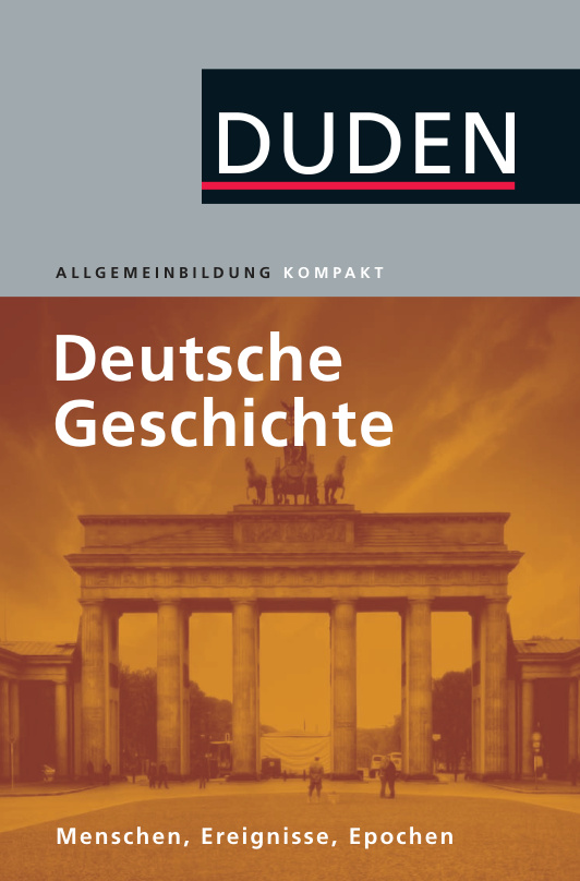 Duden Allgemeinbildung Deutsche Geschichte German Edition Alexander Emmerich Kitap Kapağı