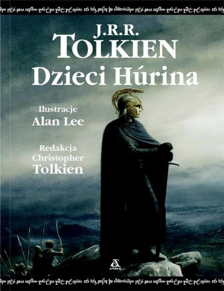 Dzieci Húrina Polish Edition JRR Tolkien Kitap Kapağı