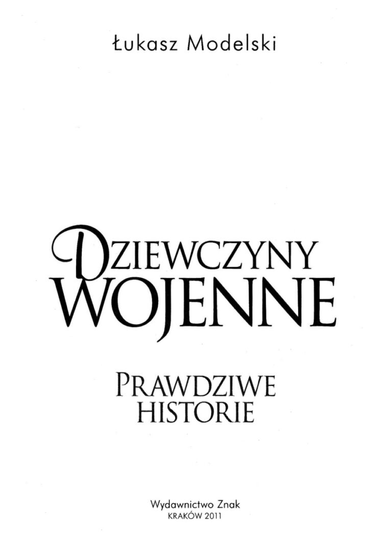 Dziewczyny wojenne Polish Edition Łukasz Modelski Kitap Kapağı