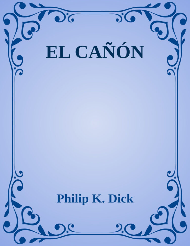 EL CANON Philip K Dick Kitap Kapağı