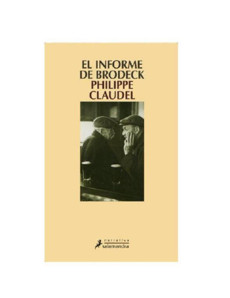 EL INFORME DE BRODECK Philippe Claudel Kitap Kapağı