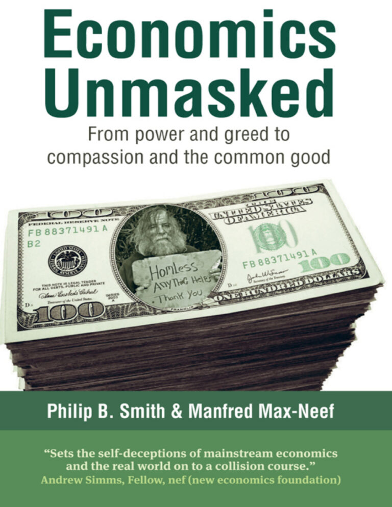 Economics Unmasked Manfred Max Neef Kitap Kapağı
