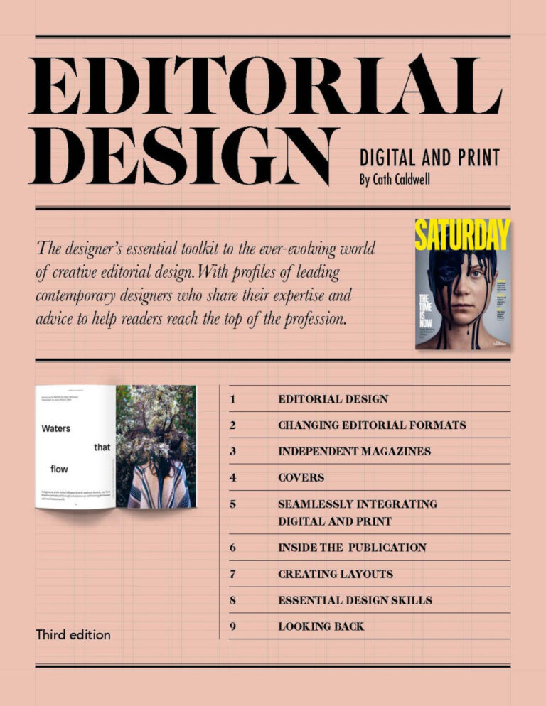 Editorial Design Digital and Print 3rd Ed Cath Caldwell Kitap Kapağı