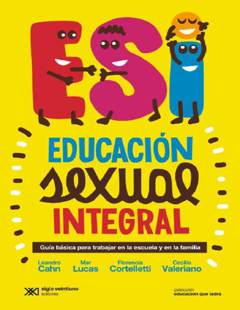 Educacion sexual integral Leandro Cahn Kitap Kapağı