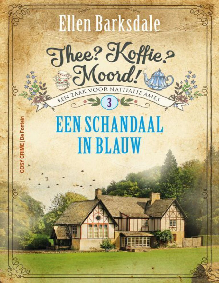 Een schandaal in blauw Dutch Edition Ellen Barksdale Kitap Kapağı