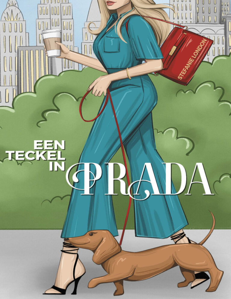 Een teckel in prada Dutch Edition Stefanie london Kitap Kapağı