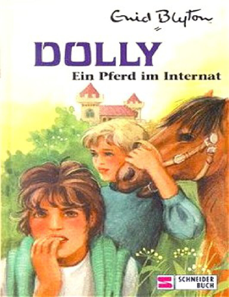 Ein Pferd im Internat Dolly 3 German Edition Enid Blyton Kitap Kapağı