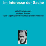 Ein Tag im Leben des Iwan Denissowitsch German Edition Solschenizyn Alexander Kitap Kapağı