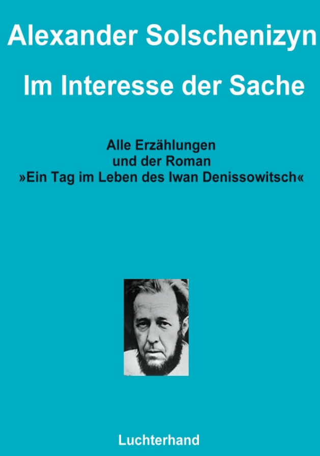 Ein Tag im Leben des Iwan Denissowitsch German Edition Solschenizyn Alexander Kitap Kapağı