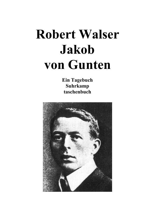 Ein Tagebuch German Edition Robert Walser Kitap Kapağı