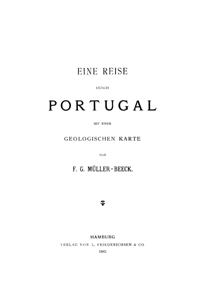 Eine Reise durch Portugal German Edition F G Muller Beeck Kitap Kapağı
