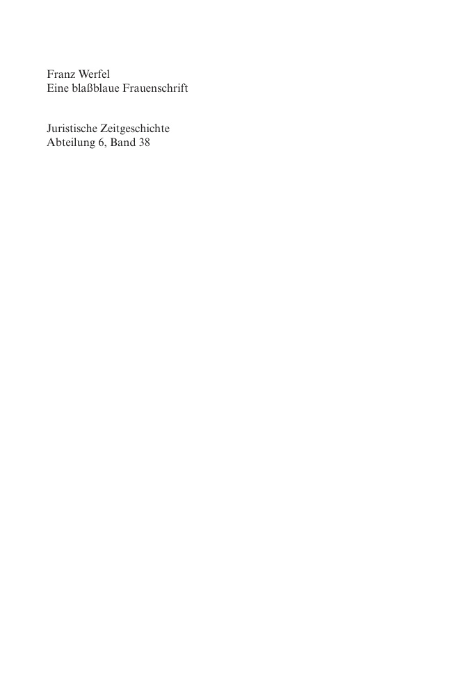 Eine blassblaue Frauenschrift German Edition Franz Werfel Kitap Kapağı