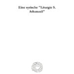 Eine syrische Liturgie S Athanasii German Edition Anton Baumstark Kitap Kapağı