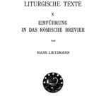 Einfuhrung in das romische Brevier German Edition Hans Lietzmann Kitap Kapağı