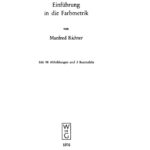 Einfuhrung in die Farbmetrik German Edition Richter Kitap Kapağı