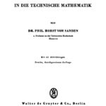 Einfuhrung in die technische Mathematik German Edition Horst Sanden Kitap Kapağı