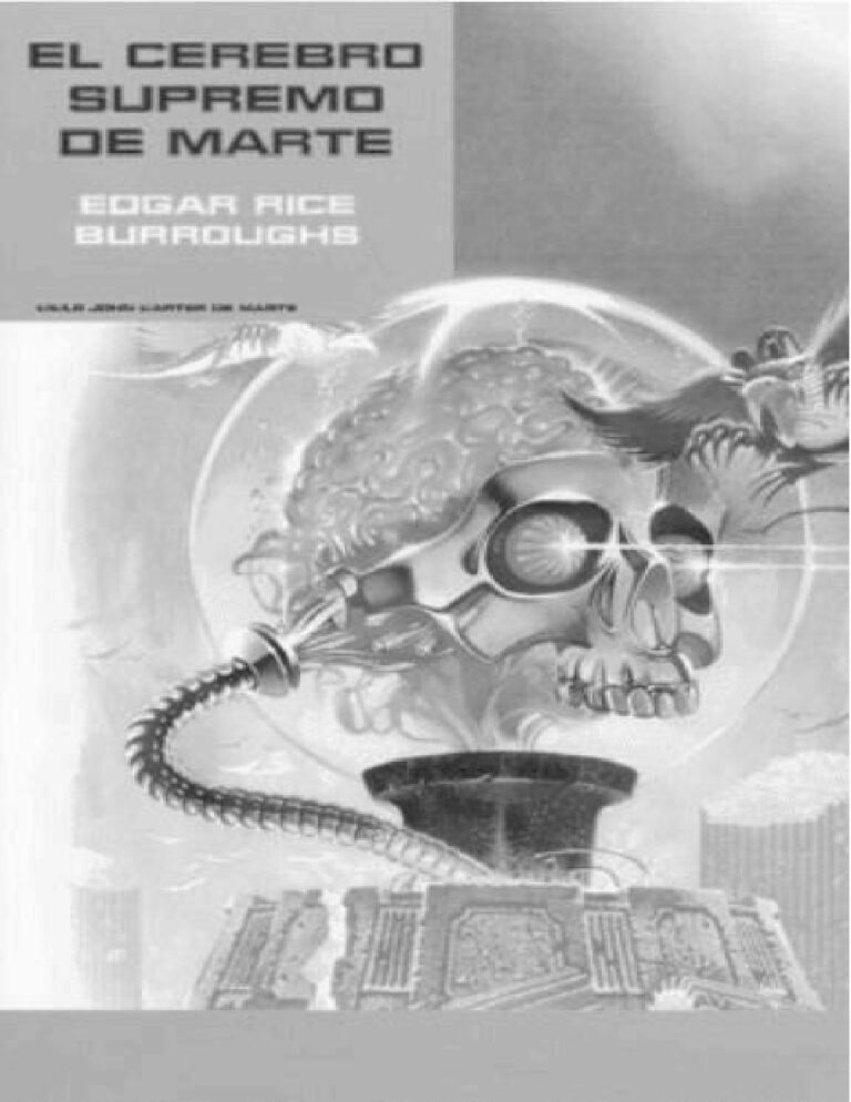 El Cerebro supremo de Marte Burroughs Edgar Rice Kitap Kapağı