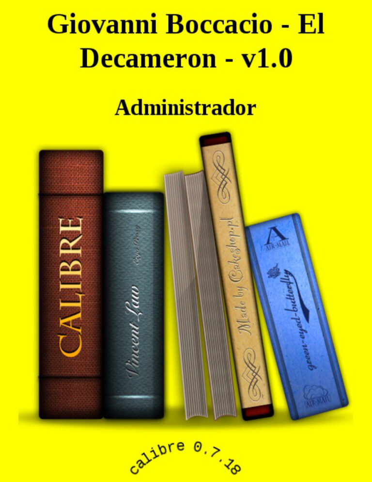 El Decameron Spanish Edition Giovanni Boccacio Kitap Kapağı