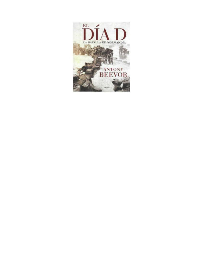 El Dia D Anthony Beevor Kitap Kapağı