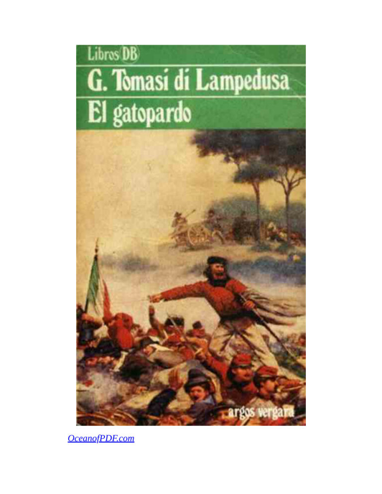 El Gatopardo Lampedusa Giuseppe Tomasi di Kitap Kapağı