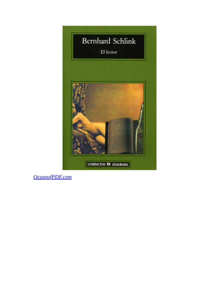 El Lector Spanish Schlink Bernhard Kitap Kapağı