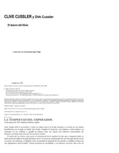 El Tesoro del Khan Clive Cussler Kitap Kapağı