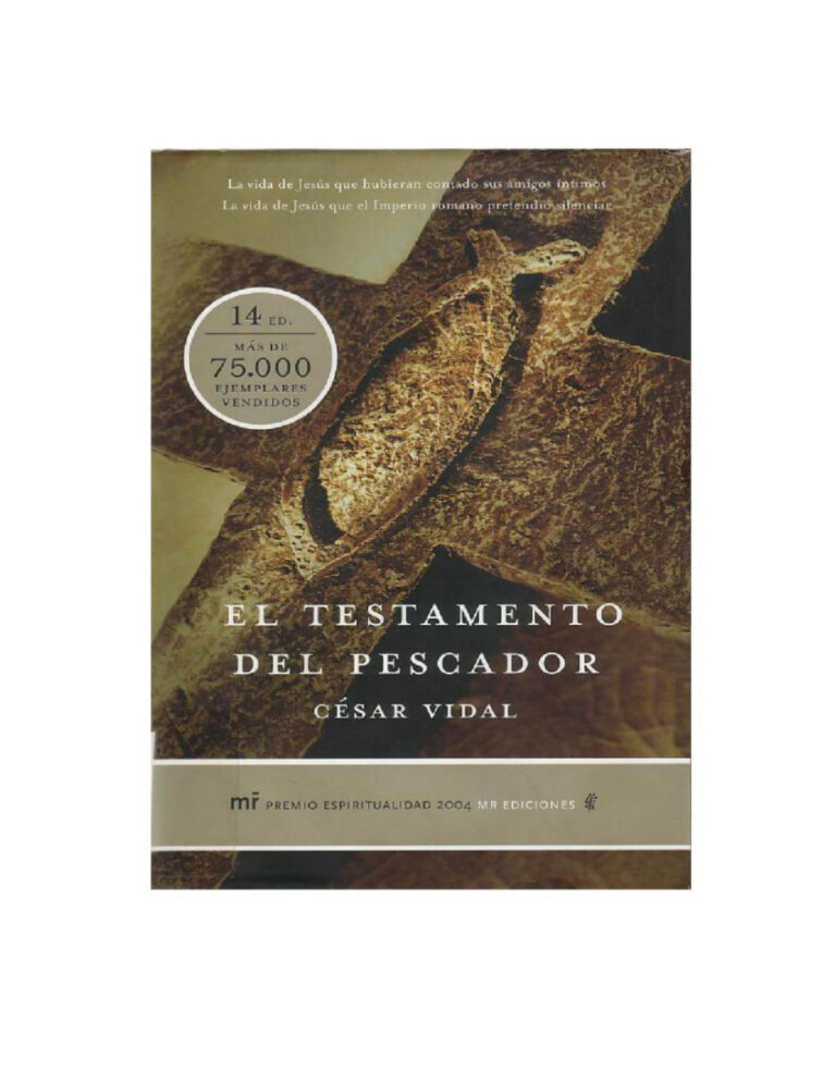 El Testamento del Pescador Spanish Vidal Cesar Kitap Kapağı