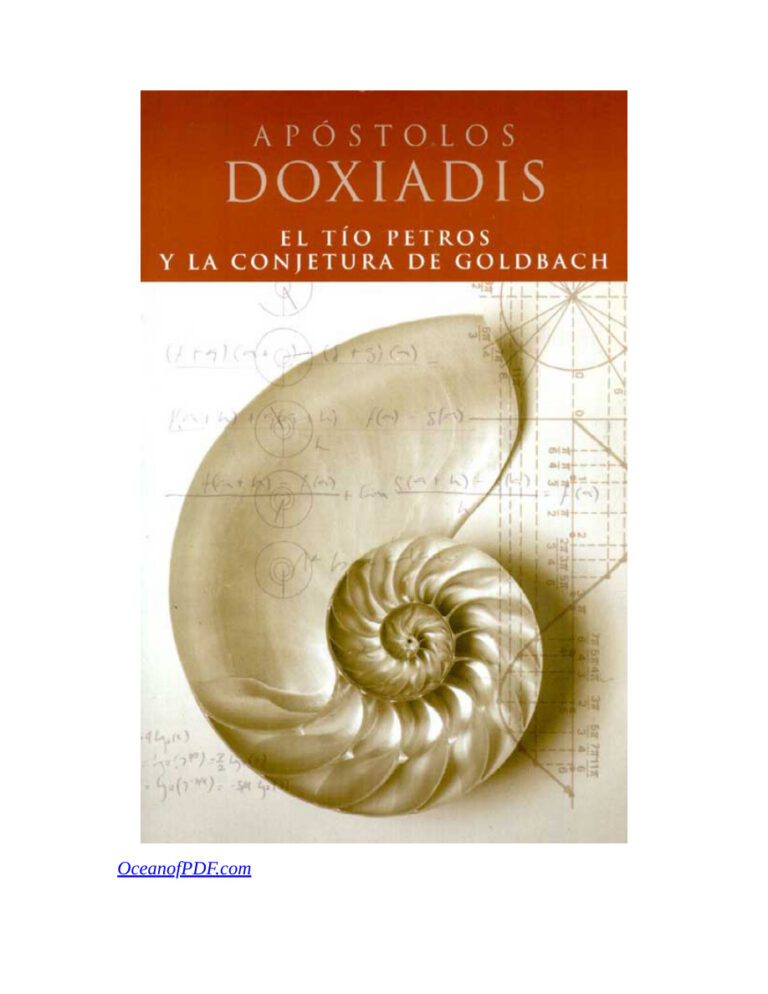 El Tio Petros Y La Conjetura De Goldbach Doxiadis Apostolos Kitap Kapağı