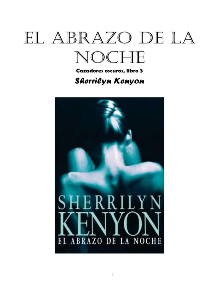 El abrazo de la noche Spanish Sherrilyn Kenyon Kitap Kapağı