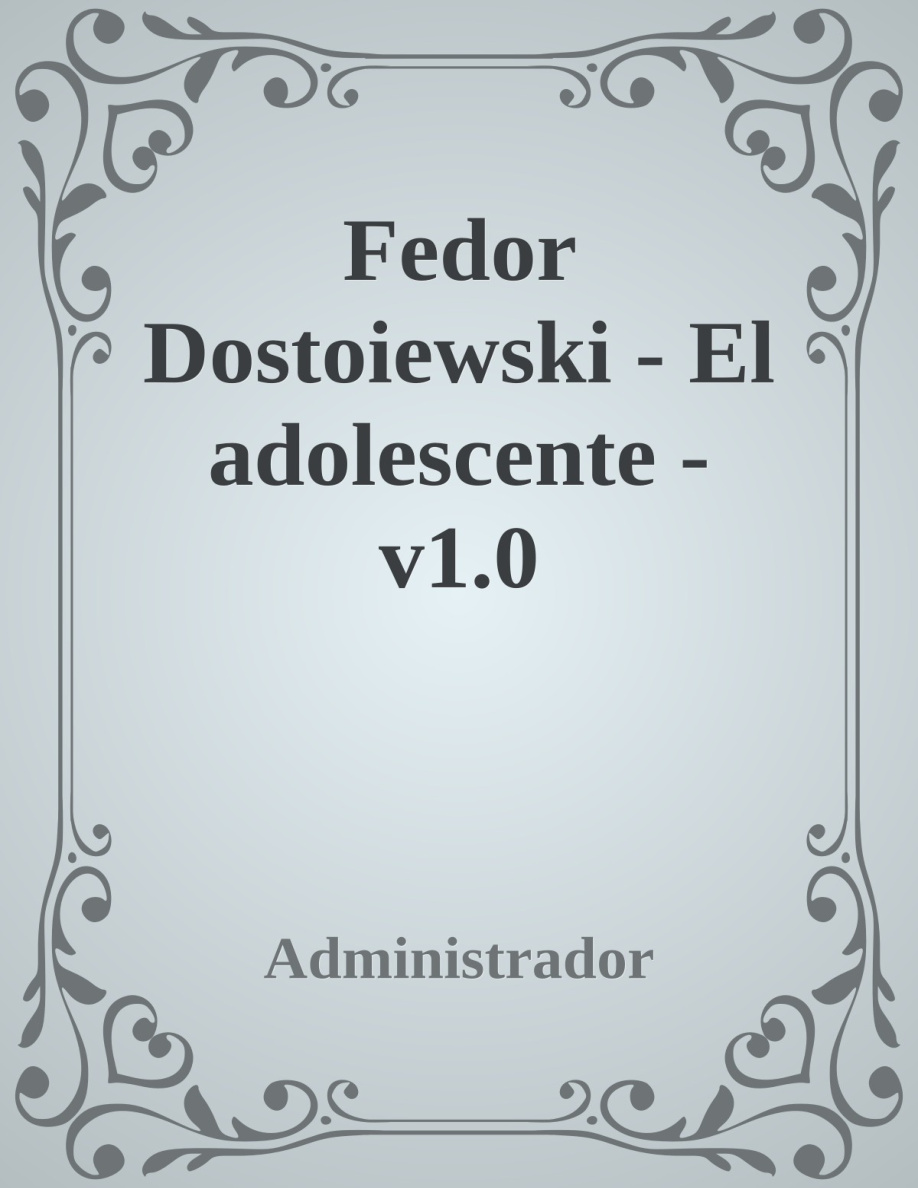 El adolescente PDF Download