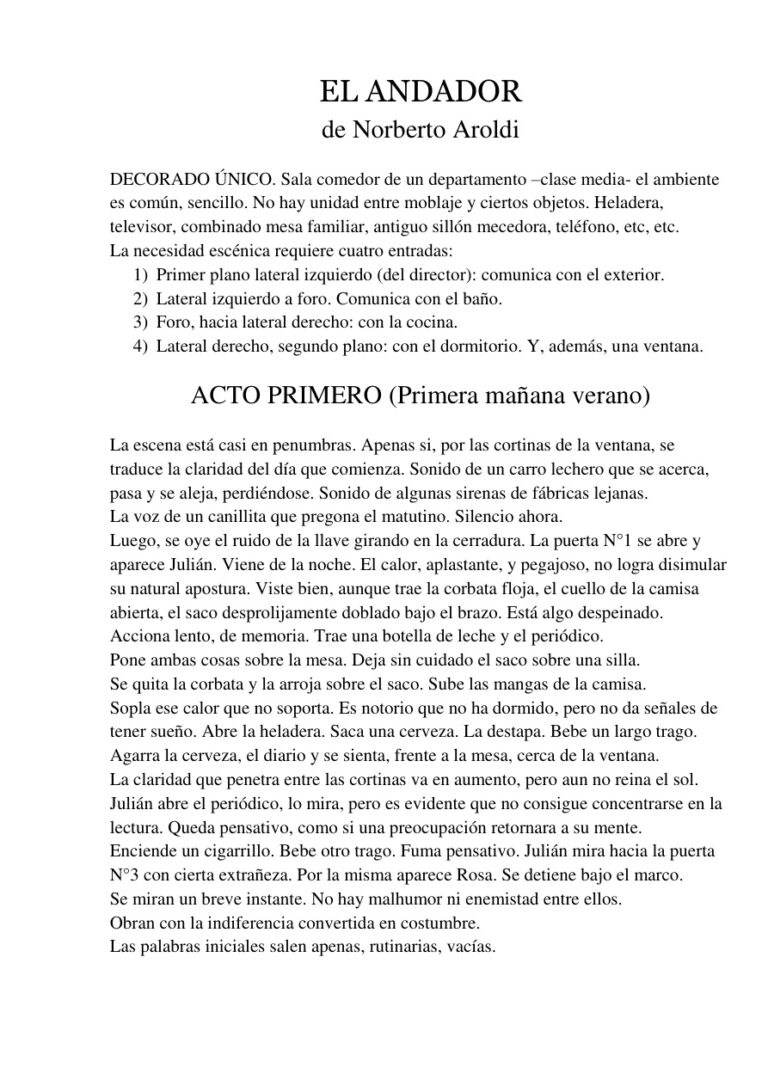 El andador Spanish Edition Norberto Aroldi Kitap Kapağı