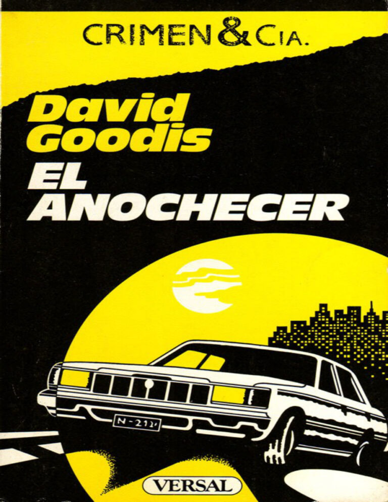 El anochecer Goodis David Kitap Kapağı