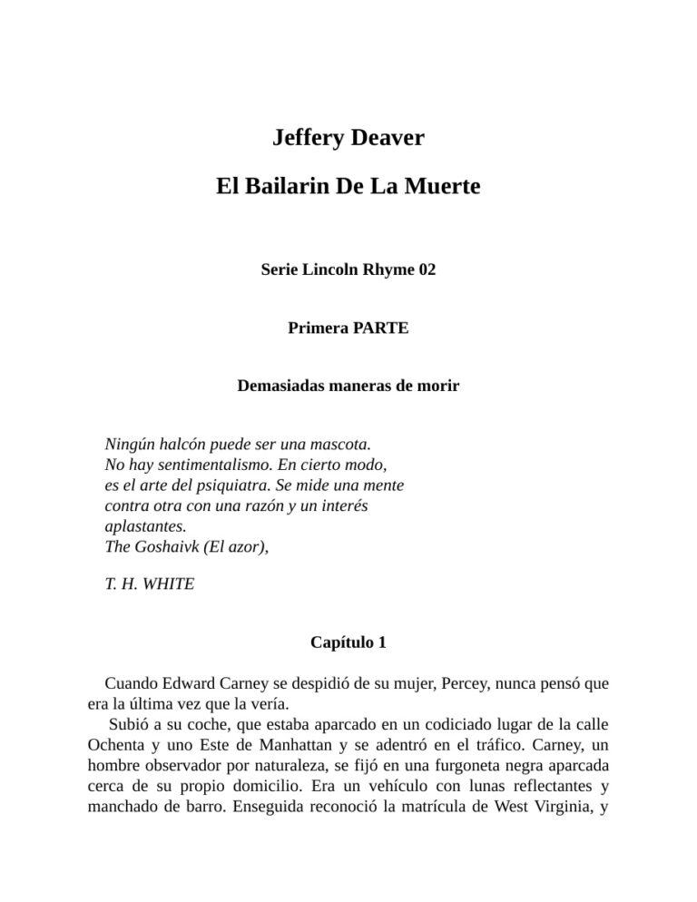 El bailarin de la Muerte Deaver Jeffery Kitap Kapağı