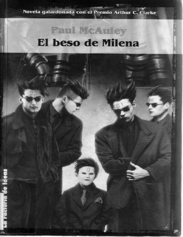 El beso de Milena Paul McAuley Kitap Kapağı