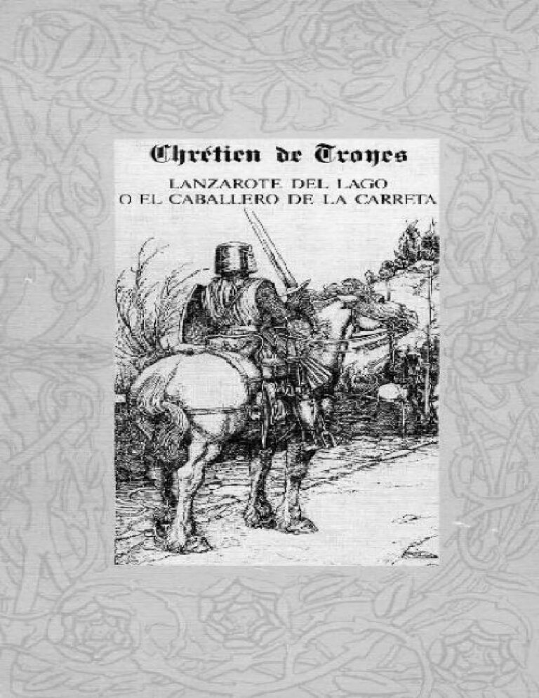 El caballero de la carreta Spanish Troyes Chretien de Kitap Kapağı