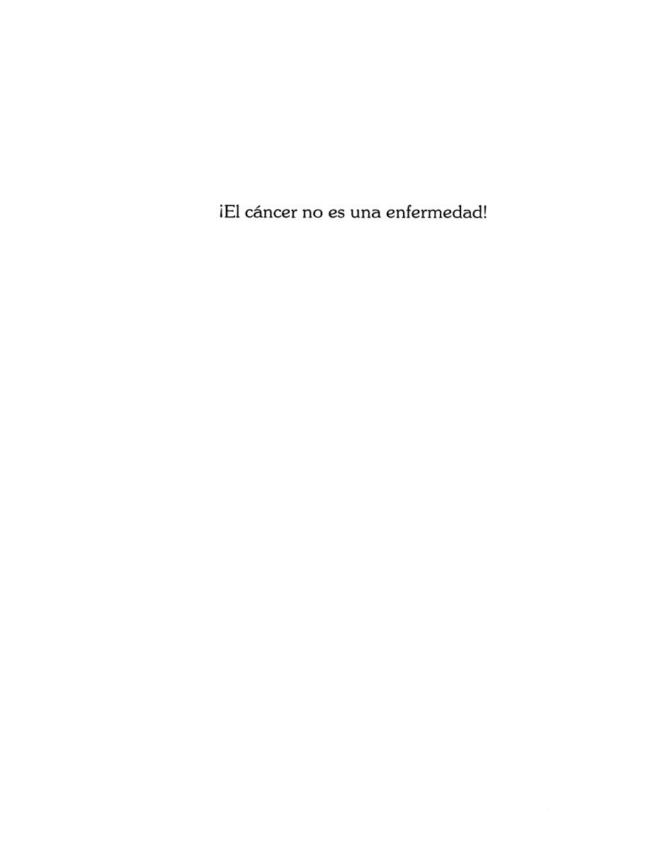 El cáncer no es una enfermedad, sino un mecanismo de supervivencia PDF Download