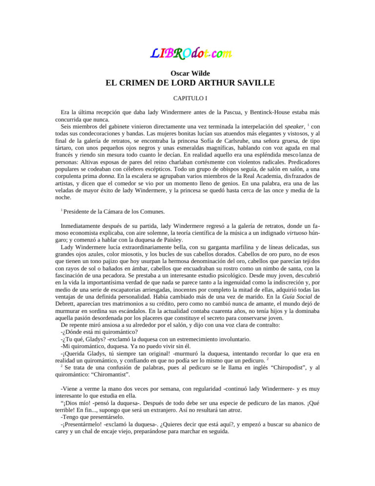 El crimen de Lord Arthur Saville Spanish Edition Oscar Wilde Kitap Kapağı